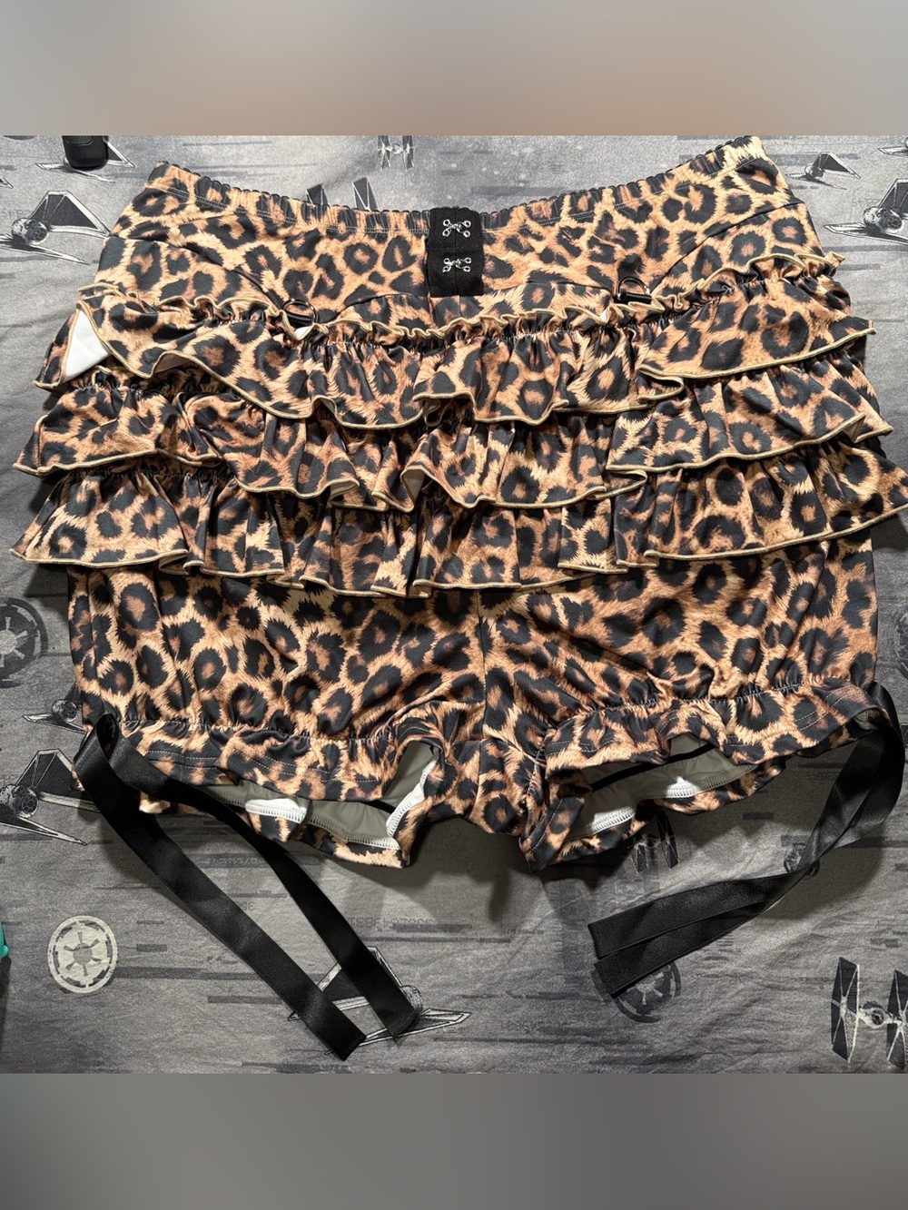 NIB FOREST INK LEOPARD PRINT ROSEMARY BLOOMERS SZ 2X